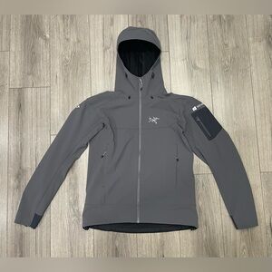 Arcteryx Epsilon LT Hoodie Softshell Fleece Lined Mens Size Medium Full Zip